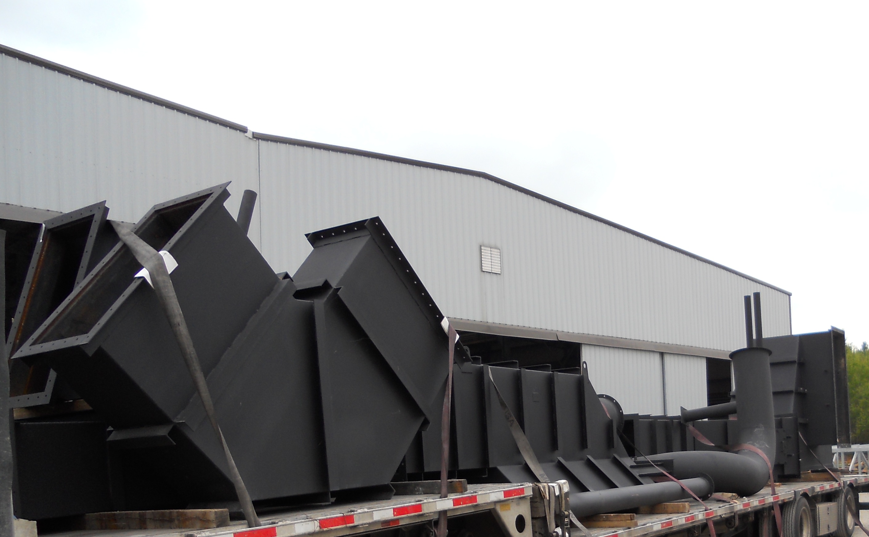 Power plant fan ductwork at Southern Metal Fabricators